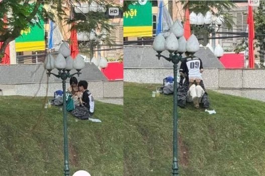 Cặp đôi Bắc Ninh nô đùa nóng bỏng trong đêm khuya vắng vẻ